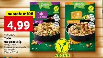 Lidl Vemondo Tofu na patelnię 180g/1 opak toscana, garam masala lub teriaki oferta