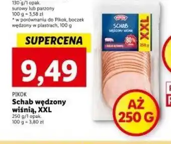 Lidl Pikok Schab wędzony wiśnią, XXL 250g/1 opak oferta