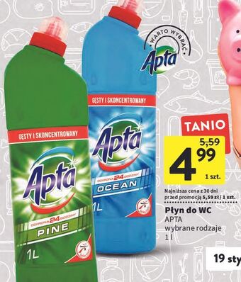 Intermarche Płyn do wc ocean apta oferta