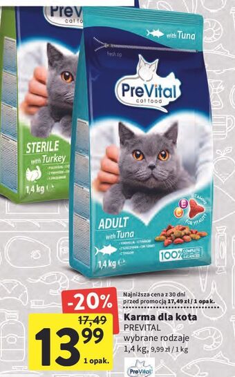 Intermarche Karma dla kota sterile prevital naturel oferta