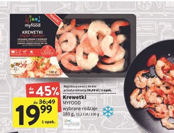 Intermarche Krewetka gotowana obrana z ogonem myfood oferta