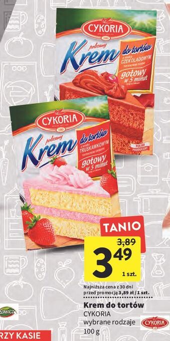 Intermarche Krem do tortów czekoladowy cykoria oferta