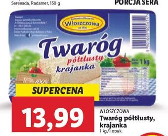 Lidl Twaróg półtłusty włoszczowski krajanka włoszczowa oferta