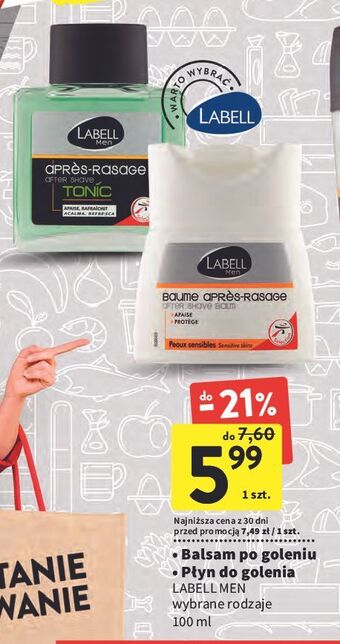 Intermarche Balsam po goleniu anti-fatigue labell oferta