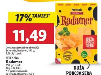 Lidl Ser radamer w plastrach serenada oferta