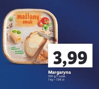 Lidl Margaryna maślany smak oferta