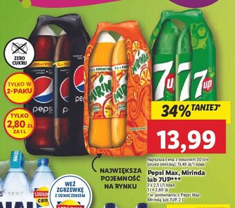 Lidl Napój orange mirinda oferta