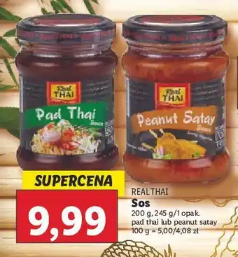 Lidl Sos peanut satay real thai oferta