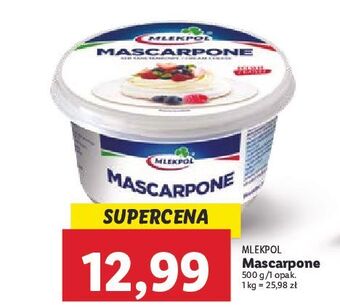 Lidl Ser mascarpone mlekpol oferta