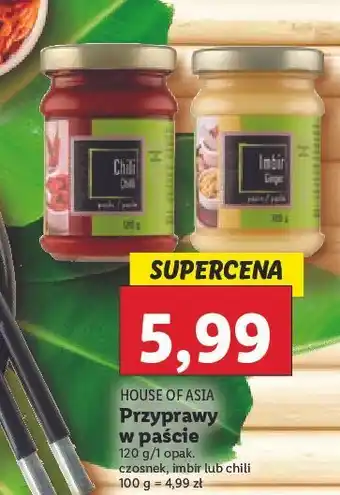 Lidl Pasta chilli house of asia oferta