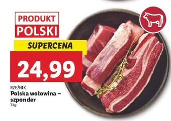 Lidl Szponder wołowy rzeźnik codzienna dostawa oferta