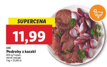 Lidl Podroby z kaczki ami oferta