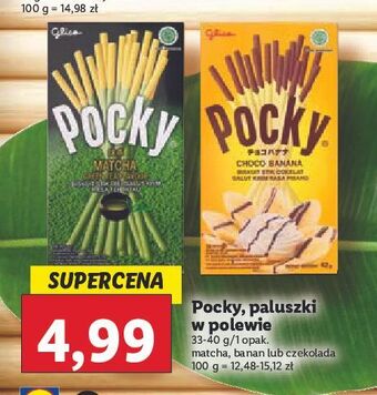 Lidl Paluszki matcha pocky oferta