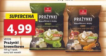 Lidl Prażynki krewetkowe wasabi vifon oferta
