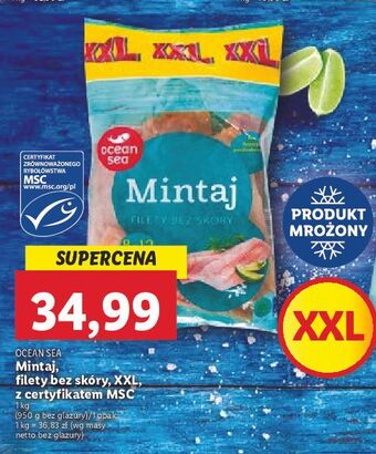 Lidl Filet z mintaja bez skóry oceansea oferta