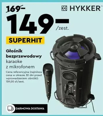 Biedronka Głośnik bezprzewodowy karaoke hykker oferta