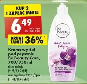 Biedronka Żel pod prysznic velvet orchid be beauty care oferta