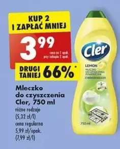Biedronka Mleczko do czyszczenia lemon cler oferta