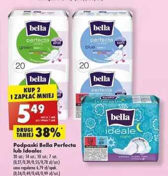 Biedronka Podpaski bella perfecta ultra blue oferta