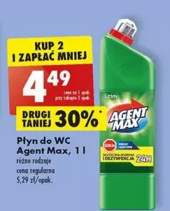 Biedronka Płyn do wc leśny agent max oferta