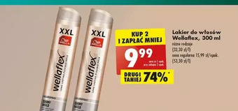 Biedronka Lakier do włosów shiny hold wellaflex oferta
