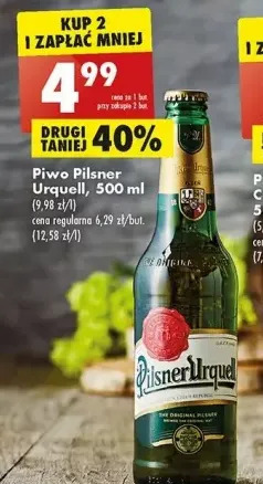 Biedronka Piwo pilsner urquell oferta