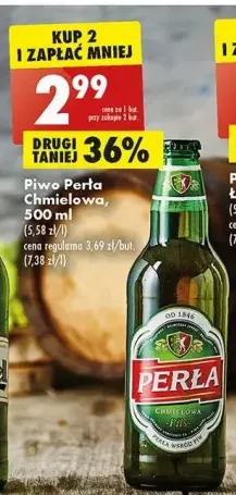 Biedronka Piwo perła chmielowa oferta