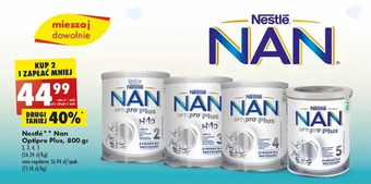Biedronka Mleko 4 nestle nan optipro plus oferta