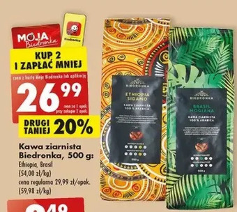 Biedronka Kawa ziarnista brasil mogiana biedronka oferta