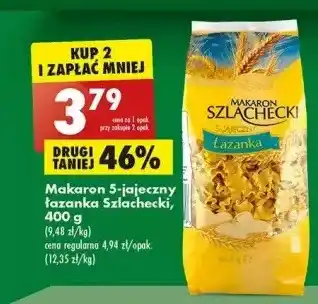 Biedronka Makaron 5-jajeczny łazanka szlachecki oferta