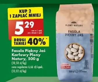 Biedronka Fasola piękny jaś karłowy plony natury oferta
