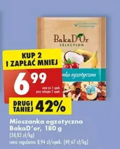Biedronka Mieszanka egzotyczna bakad'or oferta