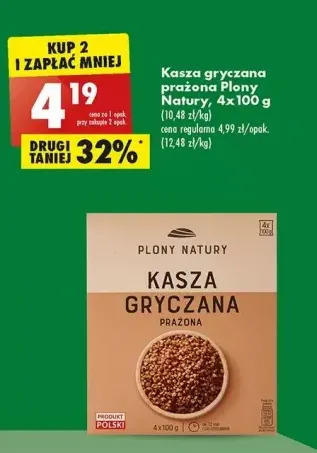 Biedronka Kasza gryczana plony natury oferta