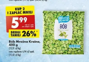 Biedronka Bób mrożony mroźna kraina oferta