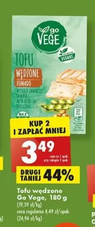 Biedronka Tofu wędzone govege oferta