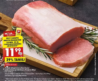 Biedronka Schab wieprzowy bez kości kraina mięsa oferta