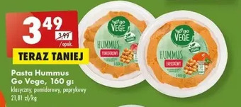 Biedronka Hummus pomidorowy govege oferta