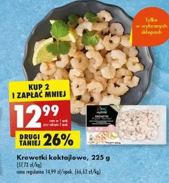 Biedronka Krewetki koktajlowe myfood oferta