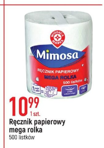 E.Leclerc Ręcznik papierowy mega rolka wiodąca marka mimosa oferta