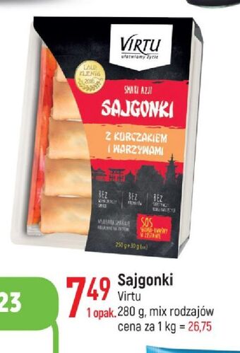 E.Leclerc Sajgonki z kurczakiem i warzywami virtu oferta