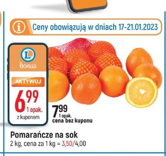 E.Leclerc Pomarańcze na sok oferta