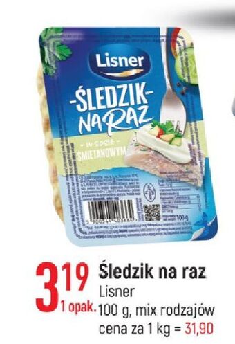 E.Leclerc W sosie śmietankowym lisner śledzik na raz oferta
