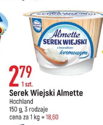 E.Leclerc Serek wiejski z twrożkiem kremowym hochland almette oferta