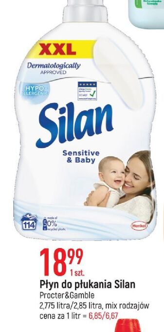 E.Leclerc Płyn do płukania sensitive & baby silan sensitive oferta