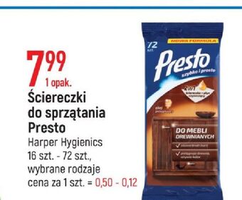 E.Leclerc Ściereczki do mebli drewnianych presto clean oferta