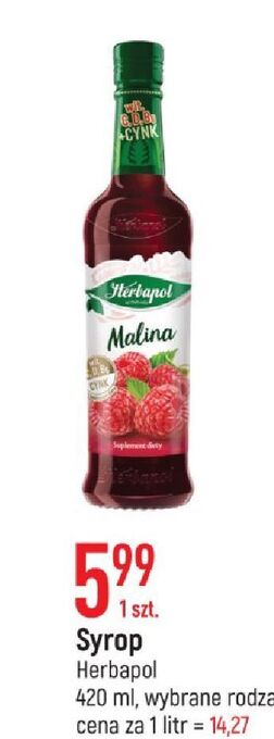 E.Leclerc Syrop malina herbapol oferta