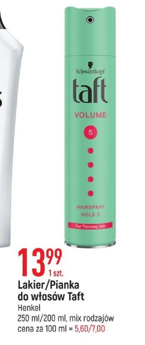 E.Leclerc Lakier do włosów ultra strong taft volume oferta