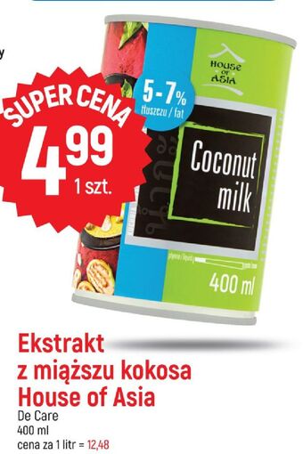 E.Leclerc Mleczko kokosowe 5-7% house of asia oferta