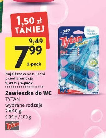 Intermarche Zawieszka do wc blue water tytan 4in1 oferta
