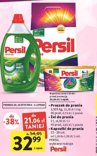 Intermarche Proszek do prania deep clean persil color oferta